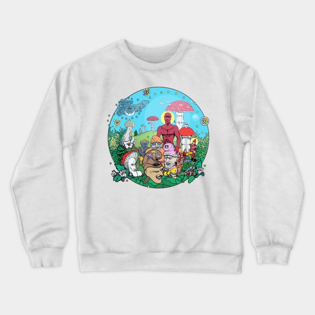 SHROOMYTHOLOGY Crewneck Sweatshirt by WaldekBorowski